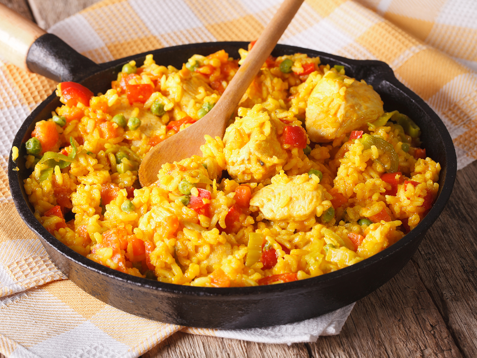 Paella Huhn